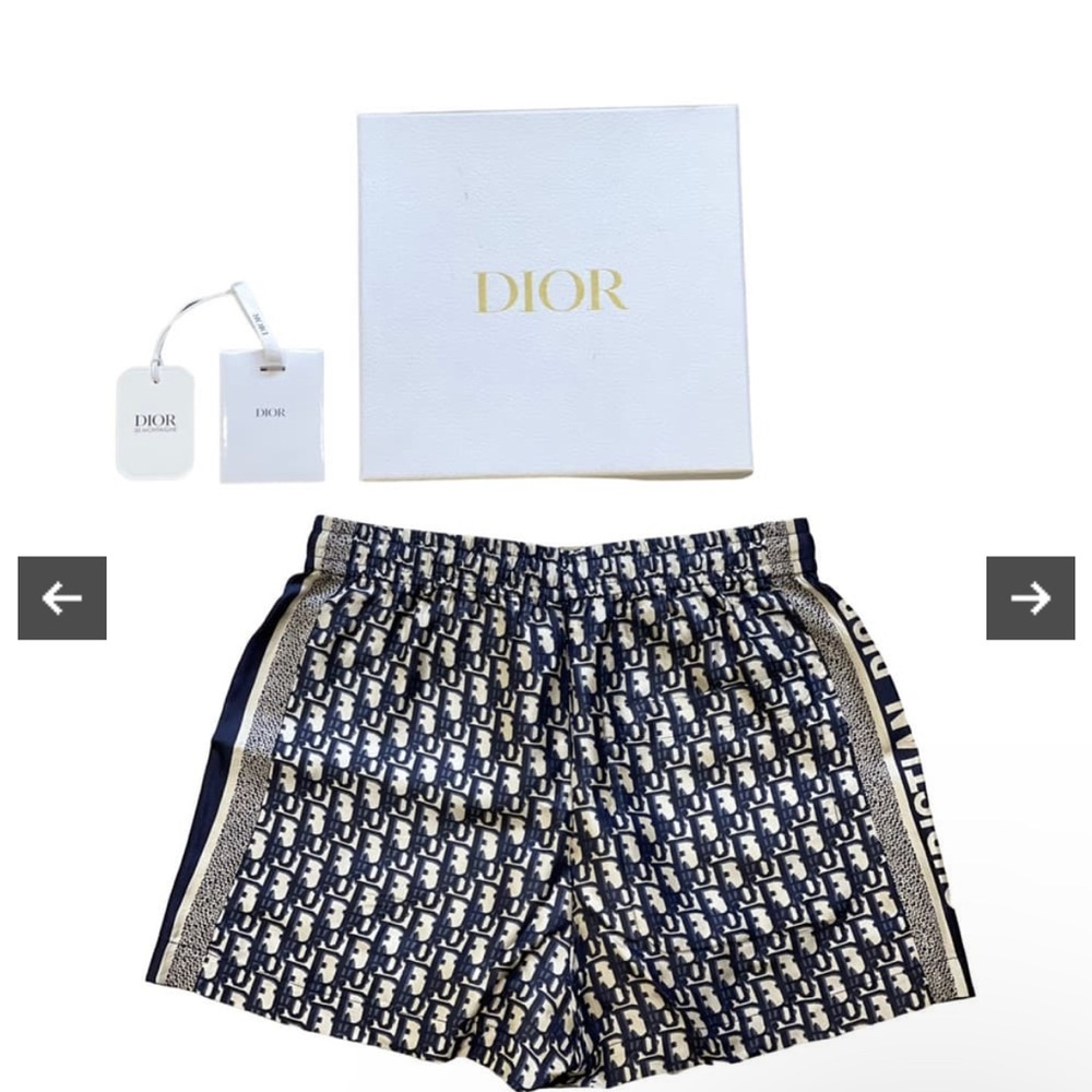 Dior silk shorts